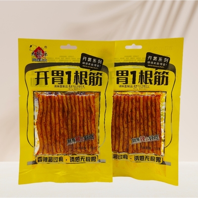 大福乐开胃一根筋开胃丝72克包风味素食辣条调味面制品零食辣味