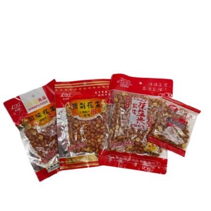 乐巧巧咸味香辣味熟油炸红皮花生米110g香脆农家 下酒菜