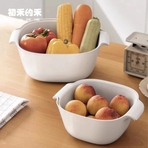 双层沥水篮家用厨房洗菜盆