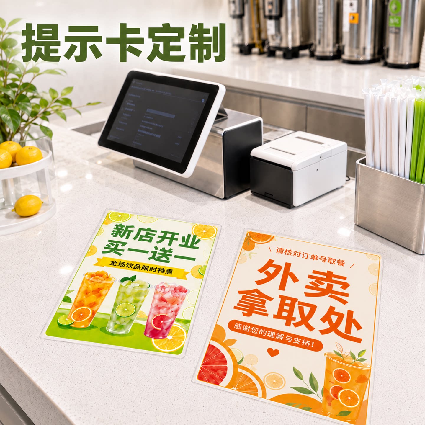 塑封提示卡定制告示牌设计制作