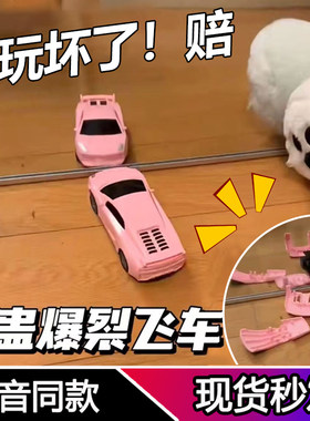回力讹人小车玩具碰撞炸裂车子碰瓷解压会散架碰碰车小汽车爆炸车