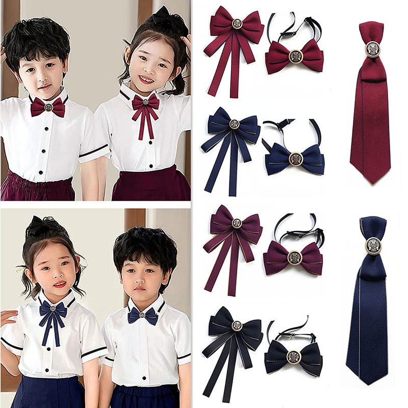 儿童领结 男童女童宝宝六一活动蝴蝶结 小学生演出表演校服领结女