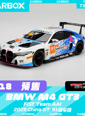 [CarBox] Topspeed 1:18 宝马M4 GT3 FIST Team AAI China GT #91