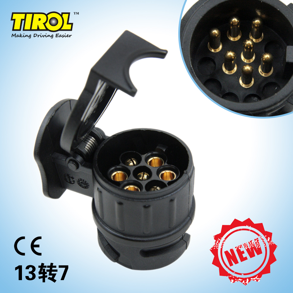 TIROL T22775 13转7针12伏插头插座 卡车线缆连接器拖车信号灯显在类目 汽车/用品/配件/改装, 汽车影音/车用电子/电器, 车用电子/电器, 车载电子产品配件中 - 来自Buy2taobao.com提供专业的淘宝代购服务