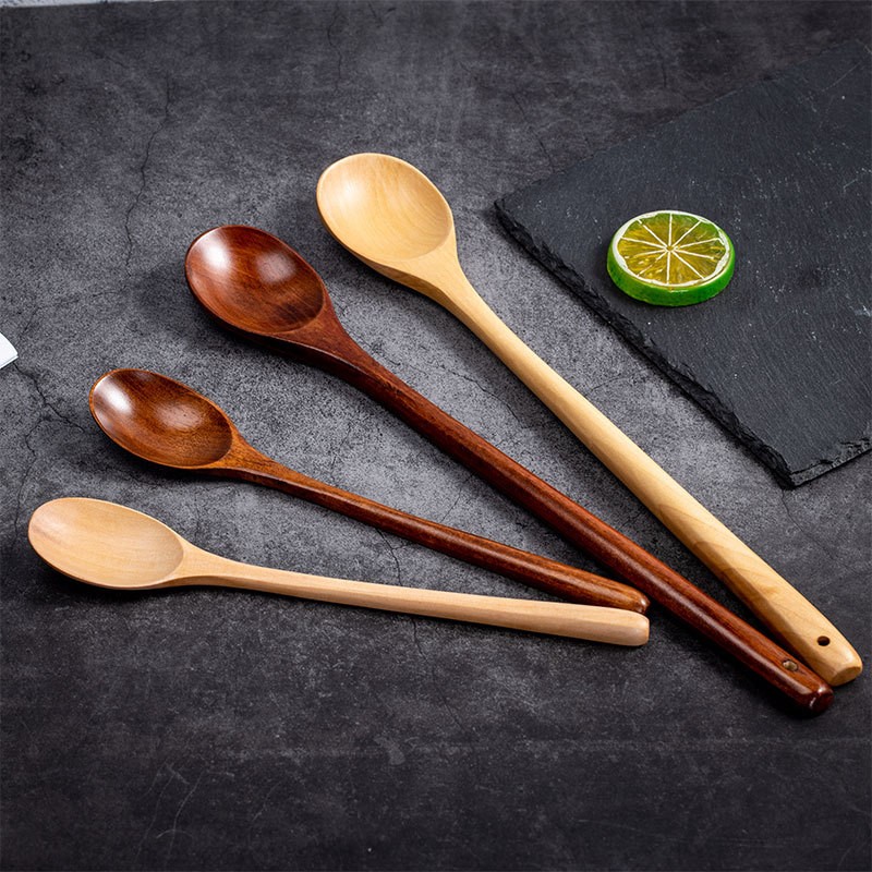 木勺长柄木勺木质火锅勺搅拌勺