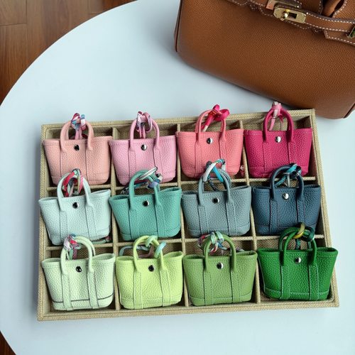 真皮包挂件花园包mini包可爱