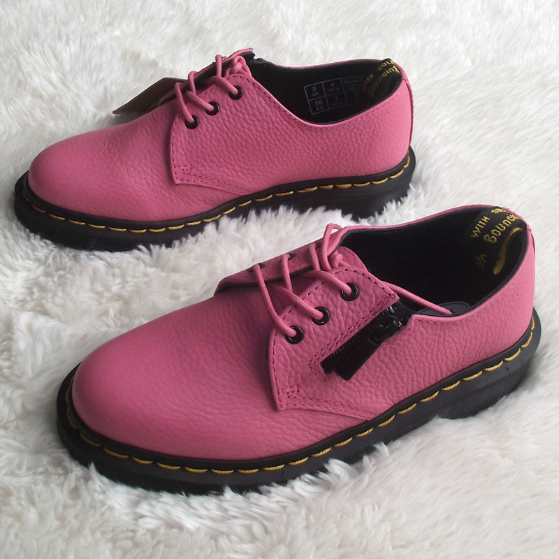 外贸女鞋马丁鞋英伦真皮系带单鞋