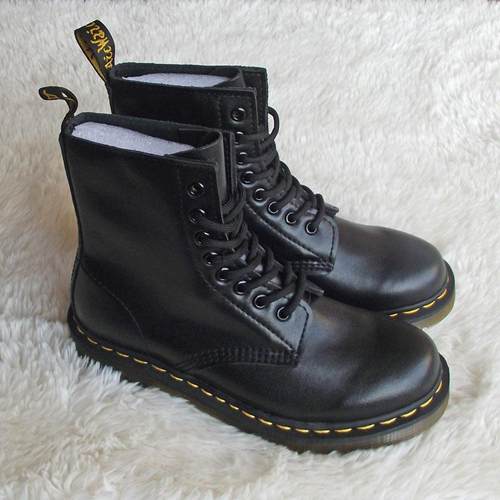 秋冬新款38码真皮圆头厚底单靴