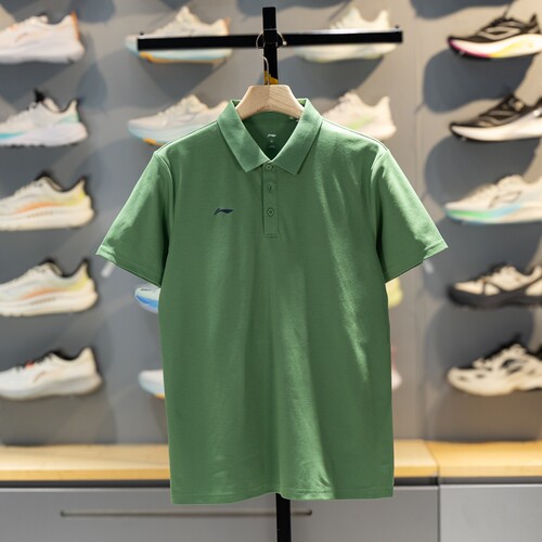 李宁短袖POLO夏季新款舒适