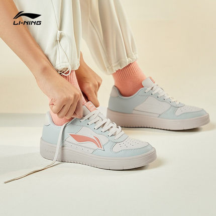 李宁新款休闲板鞋休闲男女情侣鞋时尚经典低帮运动鞋AGCQ455/578