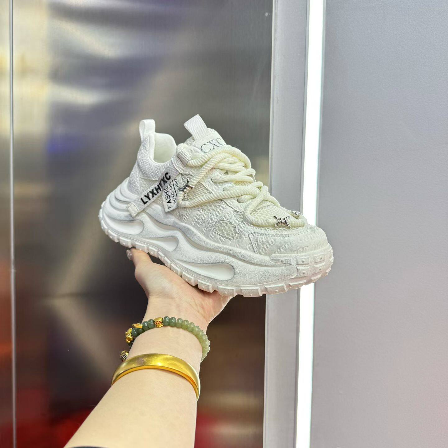 复古做旧老爹鞋男春夏新款超火厚底增高时尚百搭休闲鞋爆款运动鞋