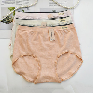 初秋新款玫宝兰8889中大码女士内裤中高腰无缝舒适弹力大版短裤衩