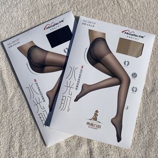 梦娜包芯丝丝袜夏季超薄高腰显瘦连裤袜性感袜子61号深咖色6205