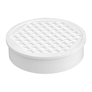 pvc内插地漏天台阳台75排水管过滤网110下水道简易塑料防堵圆盖子