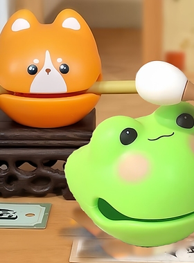 小马宝莉卡皮巴拉木鱼敲打求签卜车载钥匙扣情侣 水豚 包挂件礼品