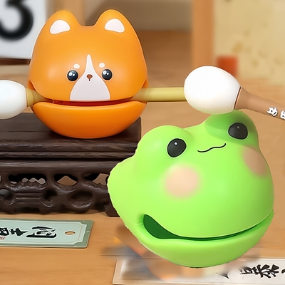 小马宝莉卡皮巴拉木鱼敲打求签卜车载钥匙扣情侣 水豚 包挂件礼品