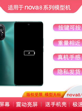 亮屏样板机NOVA8手机模型