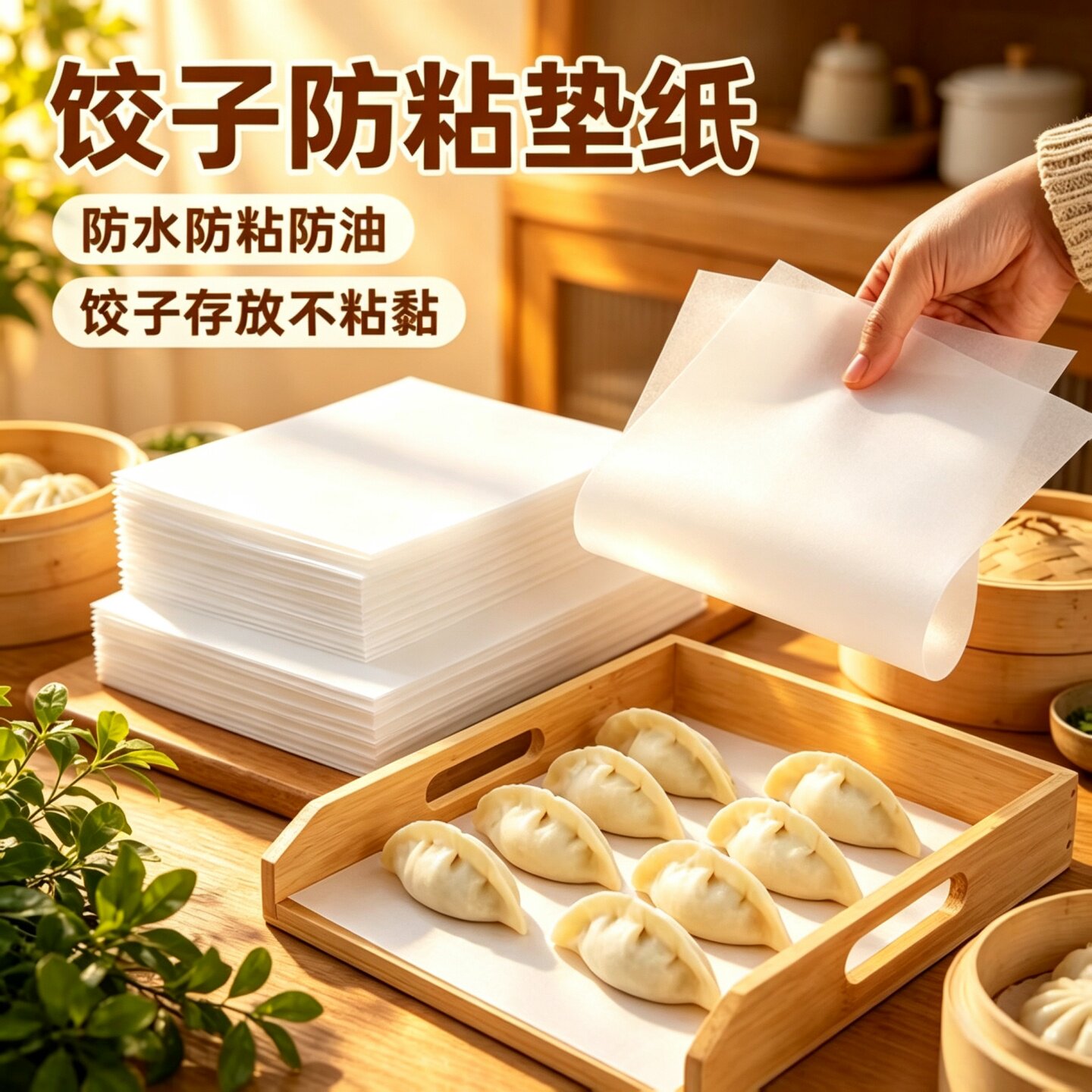 食品级防粘不粘饺子馄饨隔离纸