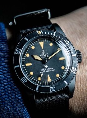 WMT Watch Sea Diver – Royal Navy 复古做旧潜水员自动机械手表