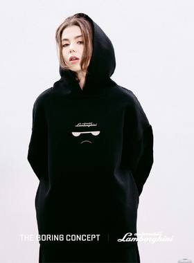 THE BORING CONCEPT TBC｜兰博基尼男女休闲宽松印花潮流连帽卫衣