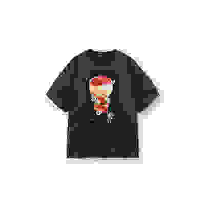 Purey·wr Apple Paradise Sticker 做旧潮流苹果乐园贴纸短袖Tee