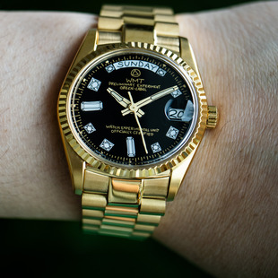WMT Watches Green Label CB0150C手绘钻石日志黑金自动机械手表