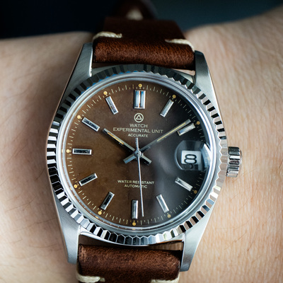 WMT复古做旧自动机械男女手表