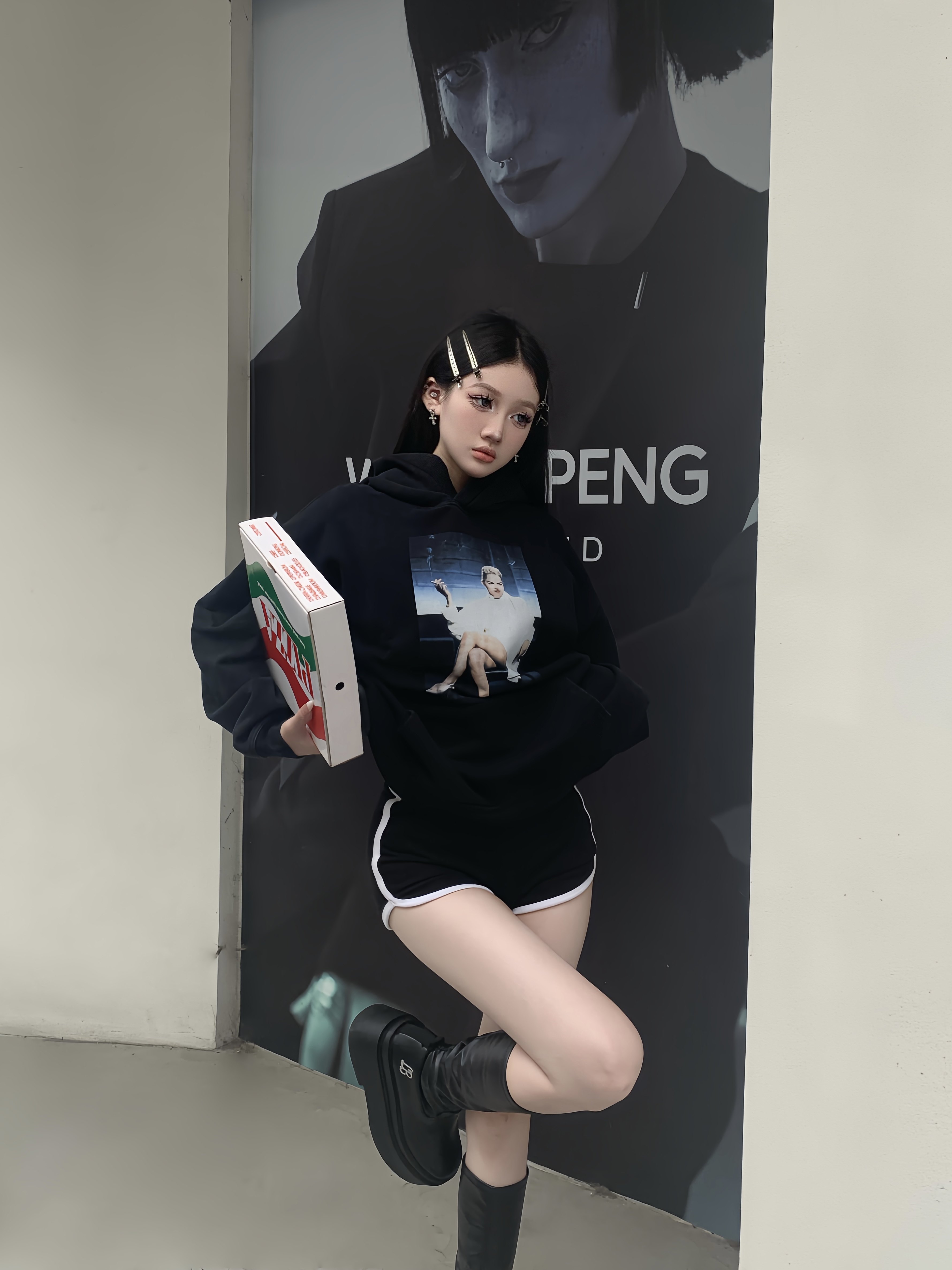 Gravity加厚宽松美式水洗卫衣