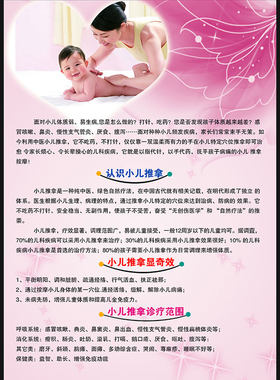 中医养生小儿推拿穴位图大挂图包邮人体经络穴位图儿童海报宣传画