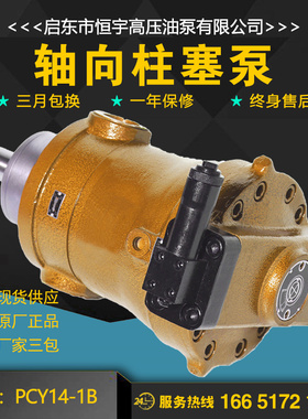 启东恒宇牌10PCY14-1B系列轴向柱塞泵 恒压变量 高压油泵 电动