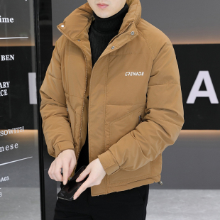 加厚防寒服棉袄防水棉服外套 立领棉衣男冬季 保暖简单休闲短款 工装