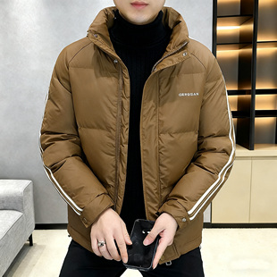 棉袄羽绒棉服外套保暖 光滑面料防风立领棉衣男加厚款 2025冬季 新款
