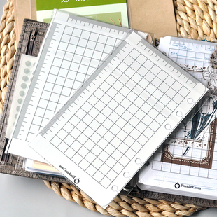 日本Franklin 透明尺垫板分隔页A5 A6Personal Pocket planner