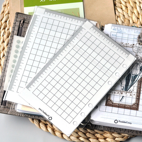 Franklin planner 透明尺垫板分隔页A5/A6Personal/Pocket/奇葩A6