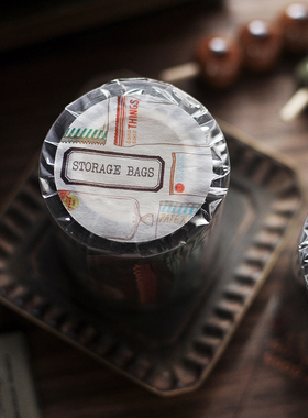 ChickTracks&台湾喵吉星 收藏袋纸胶带 台产pet手帐胶带整卷/分装