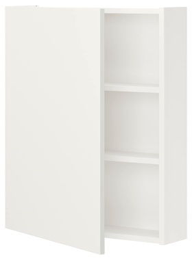 IKEA宜家代购安纳特壁橱带2搁板柜门白色60x17x75厘米家用收纳柜