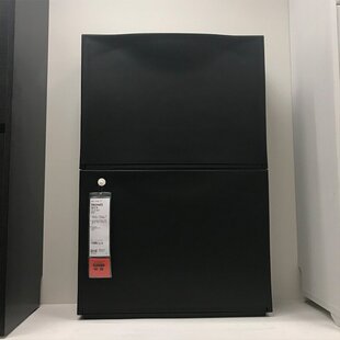 IKEA宜家强尼思鞋柜简易塑料鞋架省空间壁挂2件套双层白色黑色