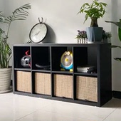 儿童书架收纳柜储物柜开放式 IKEA宜家代购 卡莱克搁架单元 置物架