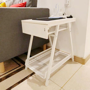 IKEA宜家特罗滕抽屉柜34x56厘米家用实木收纳柜沙发边储物柜简约