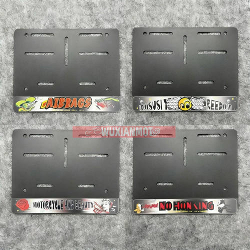 适用于维斯帕VESPA春天冲刺GTS维多利亚改装摩托车牌照框车牌架