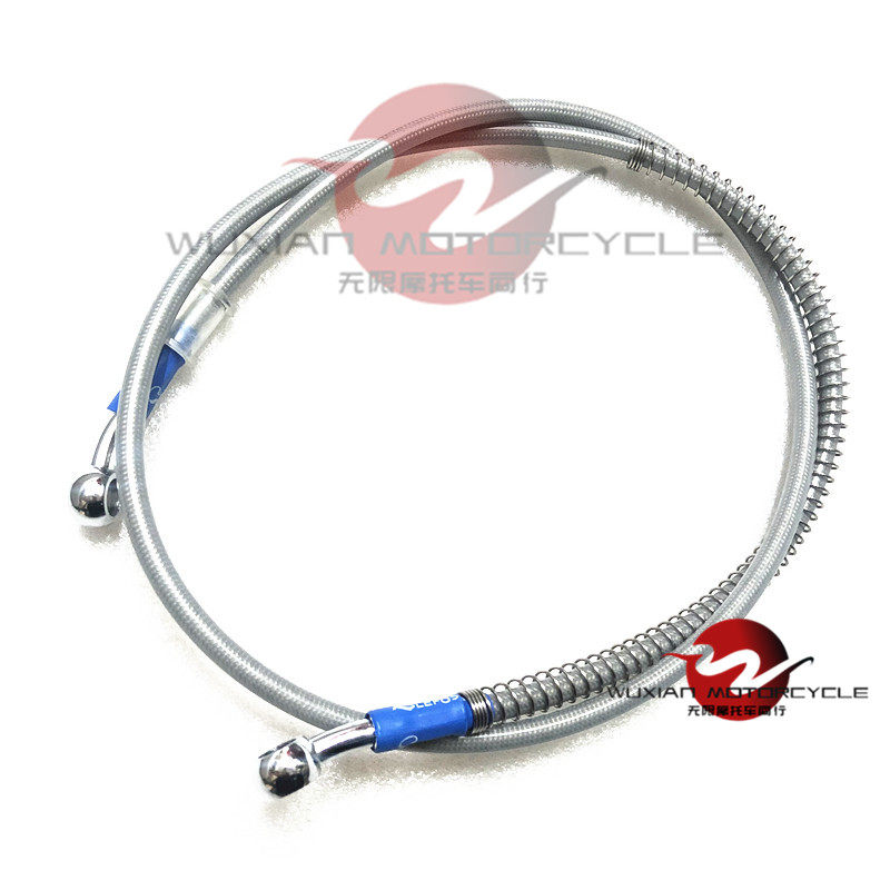 适用CB400 XJR400 ZZR400 ZRX400 改装配件刹车钢喉油管 前刹车油