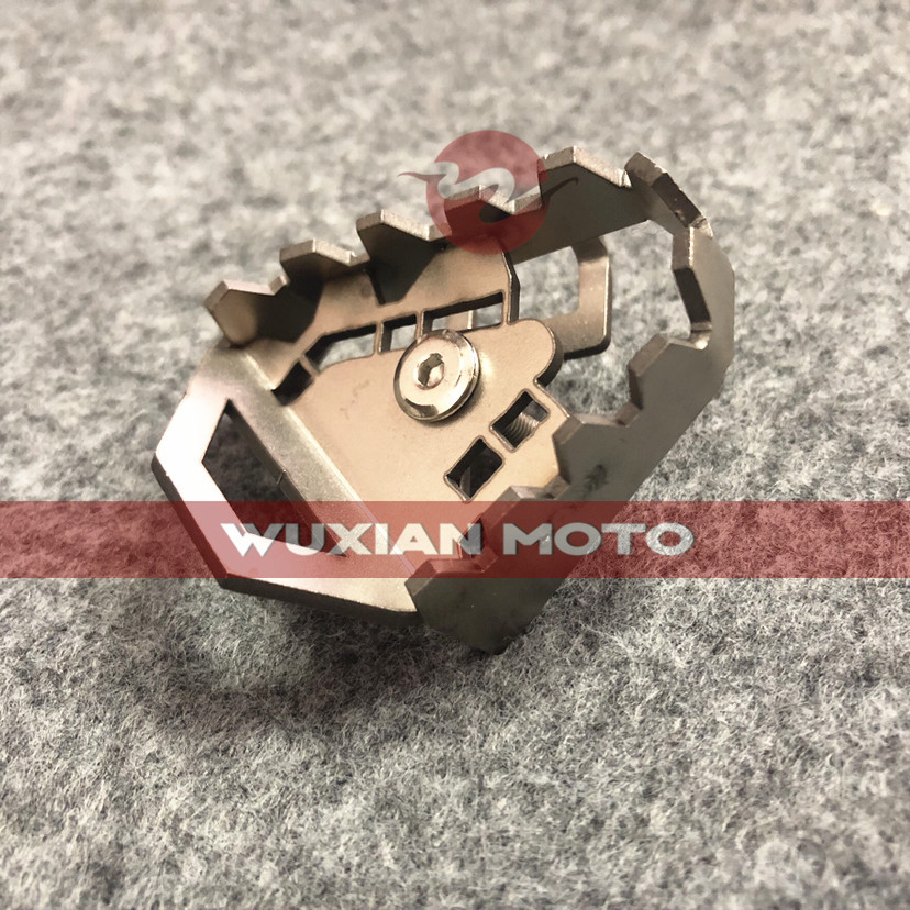 适用于本田CRF1000L非洲双缸改装刹车踏板加大防滑块刹车杆加大座