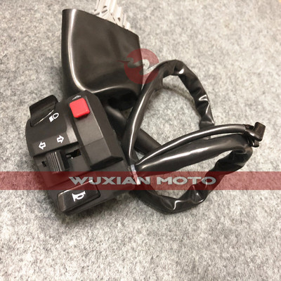 适用CB500X/F/CBR500R改装大灯超车双闪转向灯左手把控制开关总成