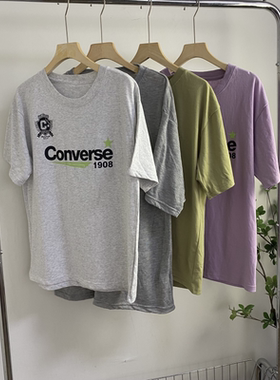 A4172任3件包邮外贸日单女装短袖T恤夏季新款圆领套头字母上衣