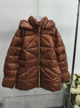 B3292任3件包邮外贸欧美单女士棉衣冬季新款连帽宽松休闲保暖棉服