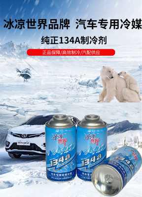 雪种制冷剂冰凉世界3瓶包邮