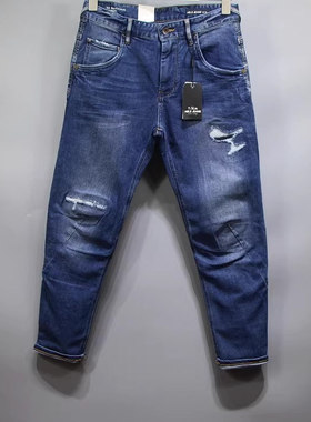 特价清货ABLE JEANS牛仔裤女立体男朋友高腰弹力宽松修身老爹裤