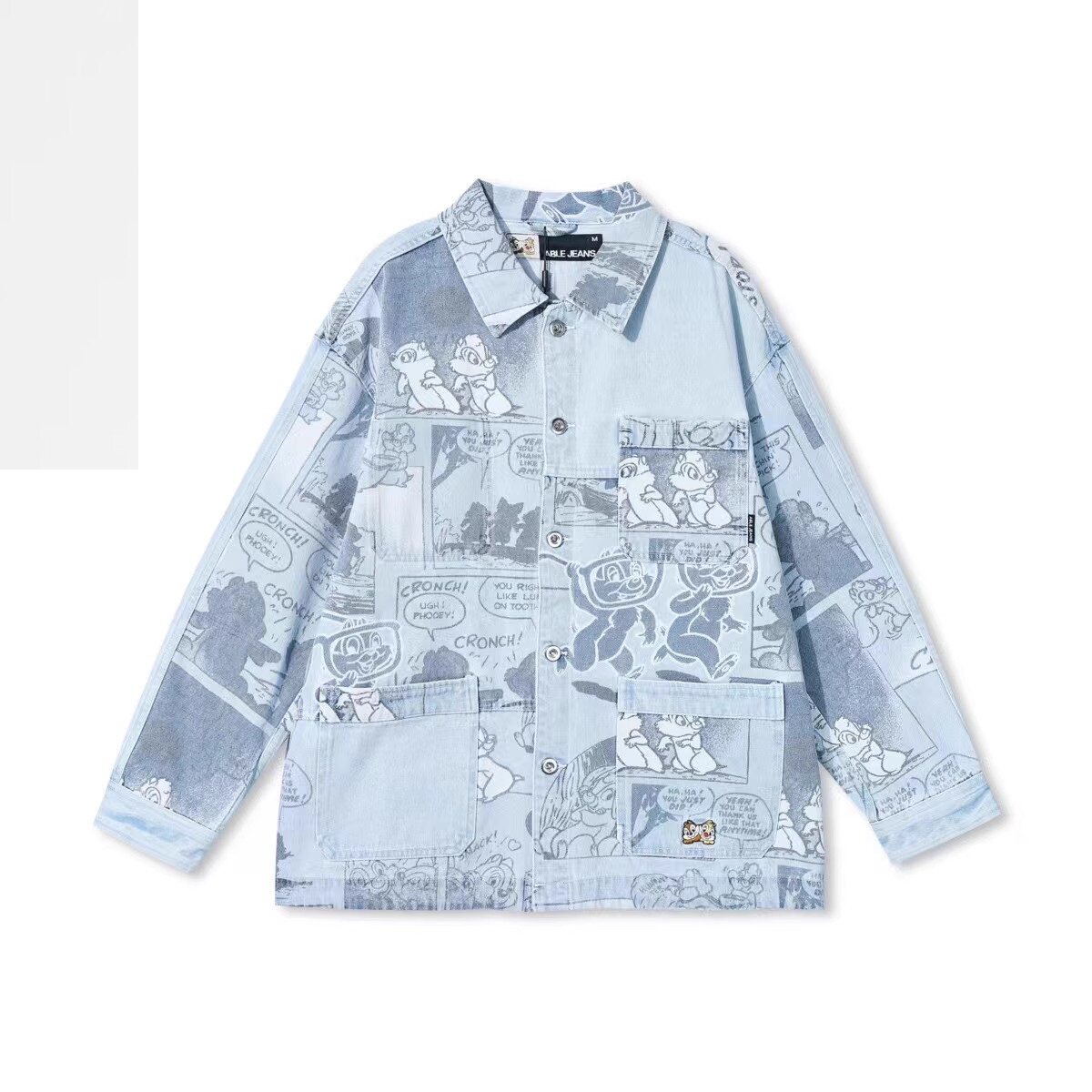 ABLEJEANS牛仔夹克秋季宽松外套