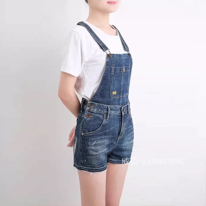 ABLEJEANS女连体裤短裤连身背带