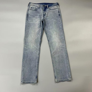 男裤 微瑕李家男牛仔裤 春秋511弹力复古水洗简约潮流直筒休闲长裤